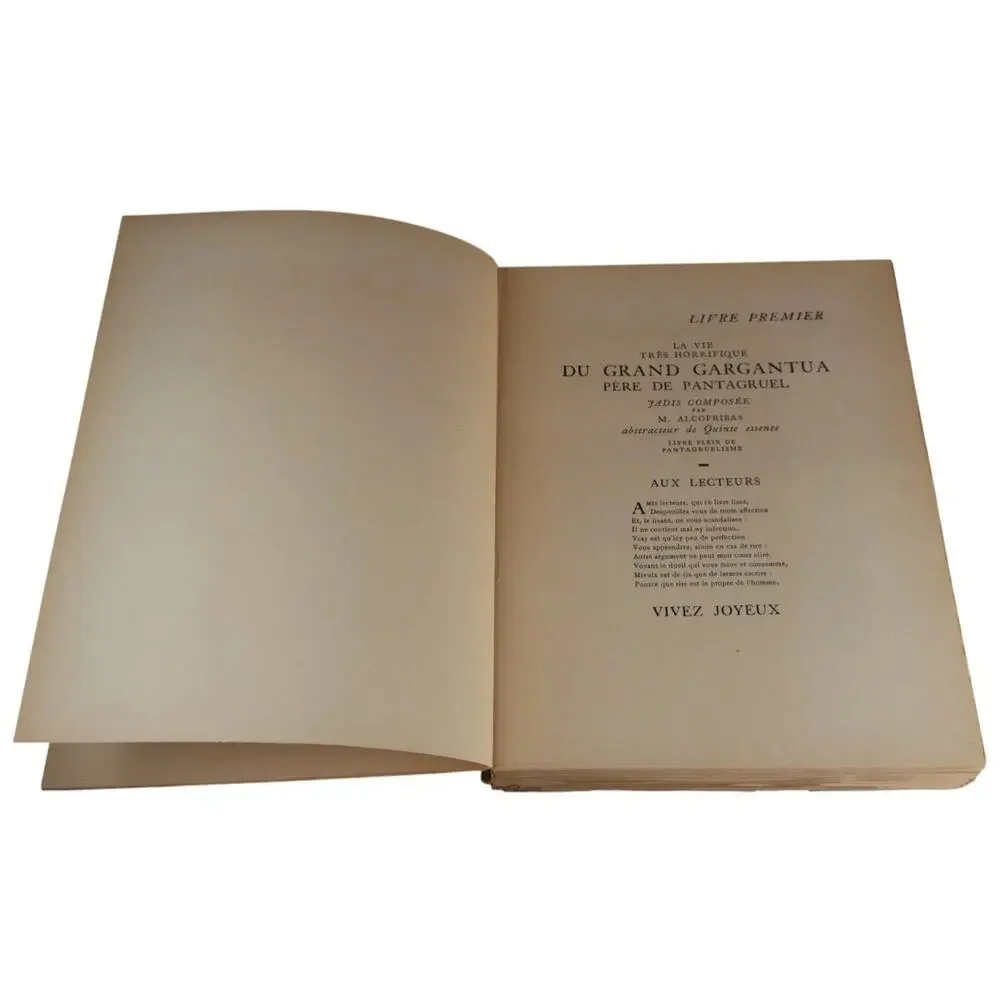 Rabelais Gargantua et Pantagruel 2 Vol Slipcase 1954 (Dubout) Gibert Jeune